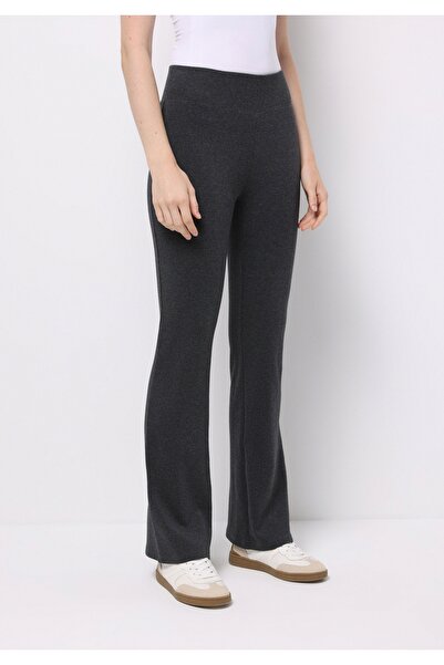 Colin's Γυναικείο πλεκτό κολάν ανθρακί σε λεπτή εφαρμογή