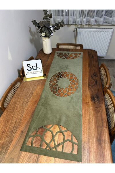 EHA LAZER Figured Tablecloth Runner