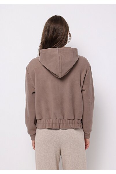 Colin's Regular Fit Hooded Plain Women's Sweatshirt