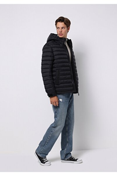 Colin's Slim Fit Erkek Siyah Mont