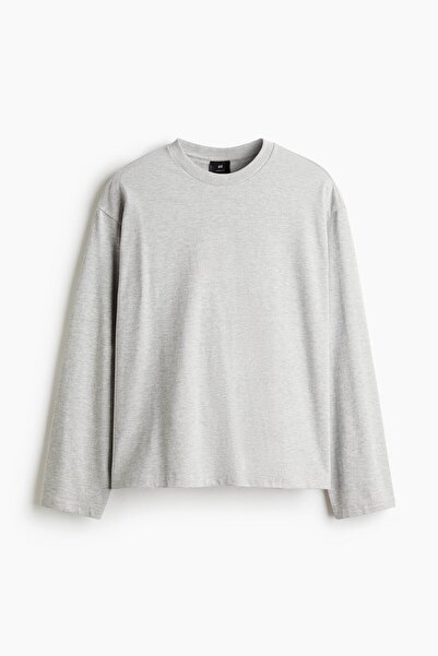 H&M Uzun Kollu Jarse Üst Oversized Fit