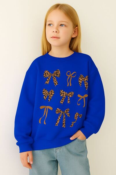 DM DOLCE MORE 3-слойна памучна унисекс детска блуза с много сърца