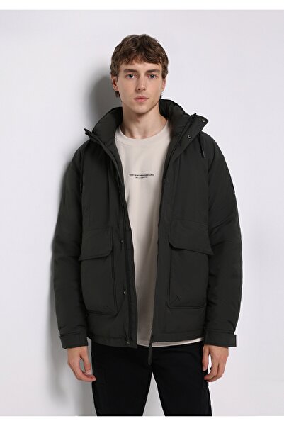 Colin's Ανδρικό πράσινο παλτό Regular Fit