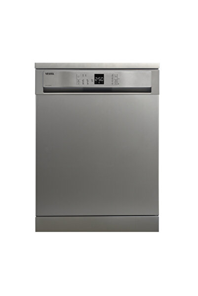 Vestel Dishwasher 14 Places - 5 Programs - Turkish Made - Silver Color - DWFA 1 D 5 B 4 S
