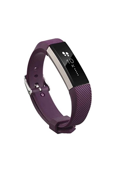 Edman Curea de brățară pentru Fitbit Alta/Fitbit Alta HR, cu cataramă, mărimea L, violet