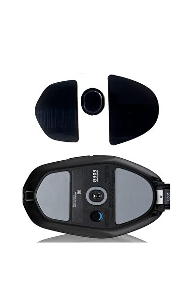 PadForce Picioare de mouse pentru Logitech G303 Shroud Mouse, alunecare lină,...