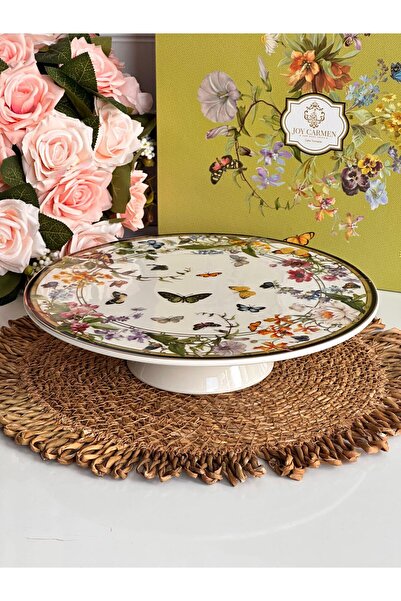 ROSSEV Muse Garden Pedestal Cake Stand Round