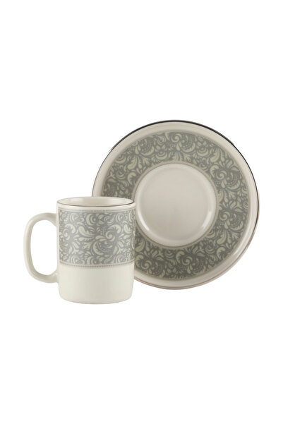 Aryıldız Adagio 12 Piece Turkish Coffee Cup Set for 6 People 90 ml