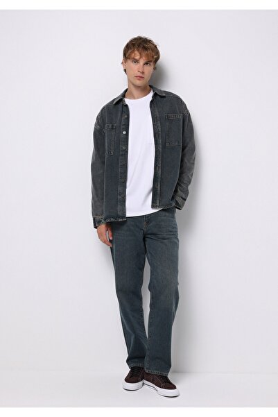Colin's Loose Relaxed Fit Erkek İndigo Jean Pantolon