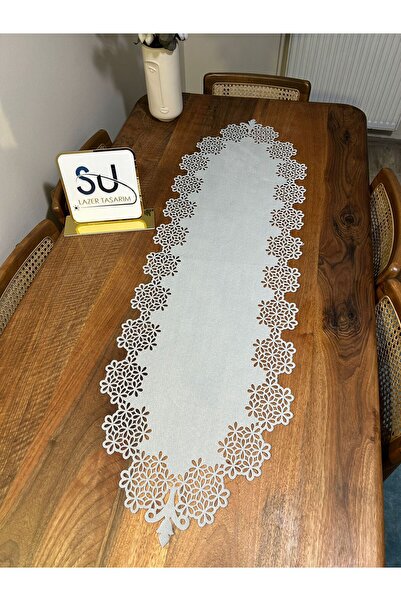 EHA LAZER Квітковий бігун світло-сірий