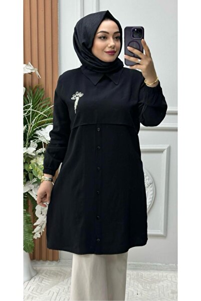 Ebrarengiz Moda БРОШКА NEVİN ЖІНОЧА ТУНІКА