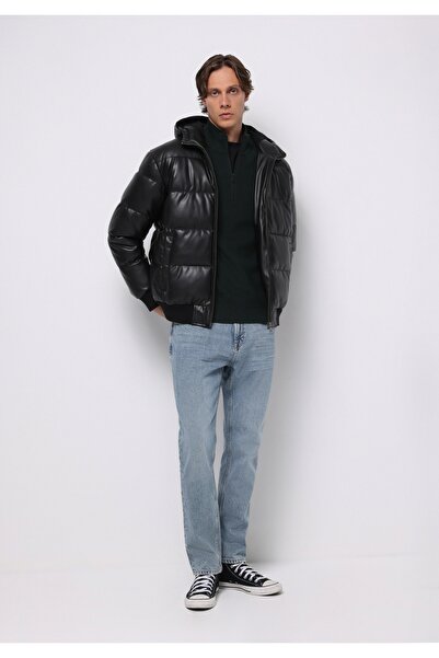 Colin's Regular Fit Erkek Siyah Mont Pu