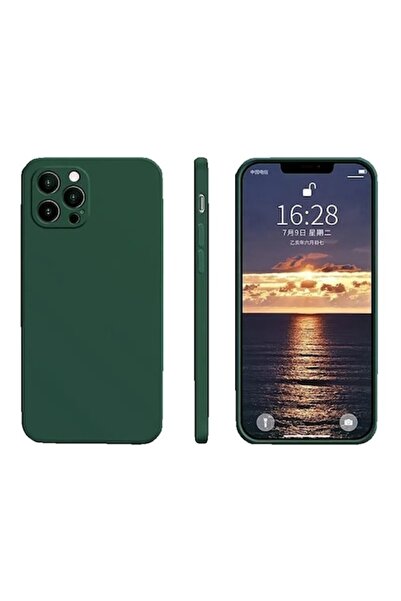 SOHO Силиконов защитен калъф с течен ефект за Samsung Galaxy A21s - зелен