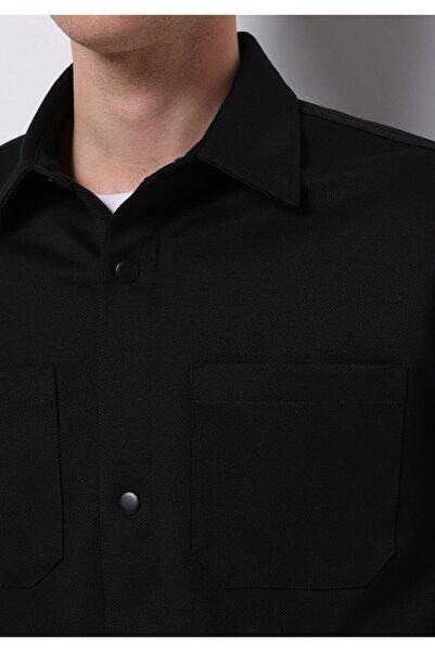 Colin's Regular Fit Erkek Siyah Shacket