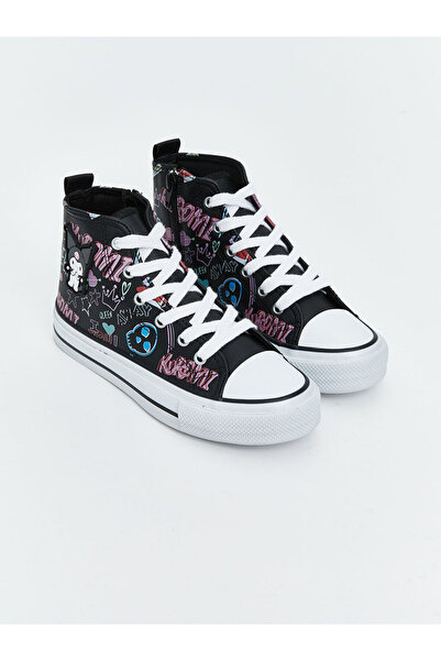 LC Waikiki Stilinizi Bize Bırakın | Bağcıklı Bilek Boy Kız Çocuk Spor Ayakkabı