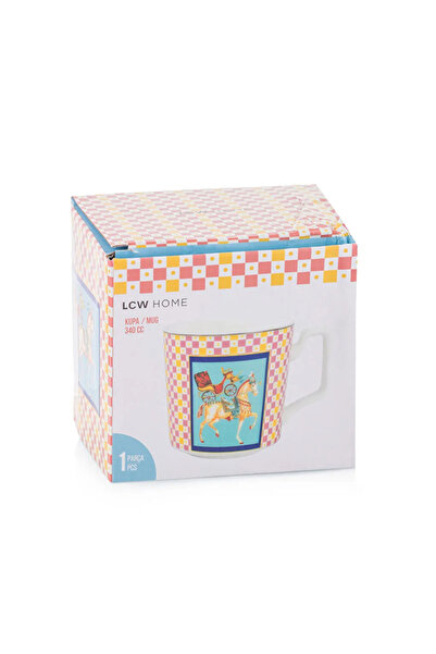 LC Waikiki Lcw Home Mixed Printed Porcelain Mug 340 ml