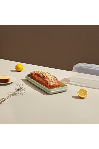 Se Yank Haus Rectangular Baton Cake Pan with Locking Lid