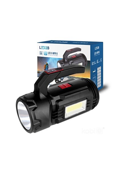Kobi Lanternă LED X-MPR 6, 500lm, lumină rece (6000 K), trusă scule, lumină dublă, neagră,