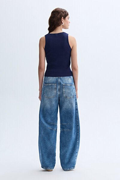 Mudo LOOSE FIT DİKİŞ DETAYLI JEAN PANTOLON