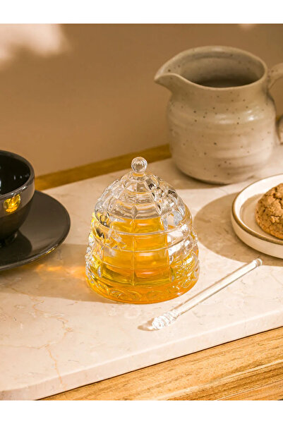 LC Waikiki Lcw Home Colorless Glass Honey Jar 9 cm