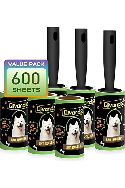 Generic Qivonda Lint Roller 600 Sheets Mega Value Set, Lint Rollers for Pet Hair Extra Sticky with 3 Upgrade