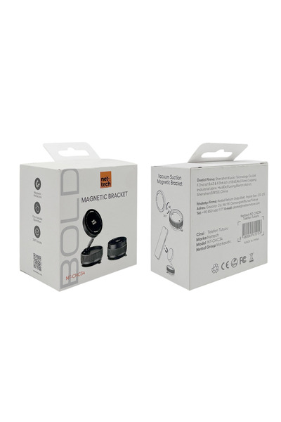 Nettech NT-CHC34 360° Dönebilen Vakumlu Çok Amaçlı Manyetik Araç Telefonu Tutucu