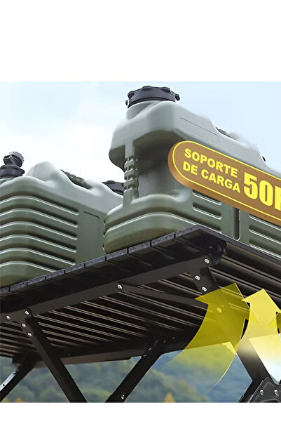 Cady One Portable Outdoor Table with Aluminum Alloy Top, Picnic and Camping Table with Storage Bag, 60*120*45cm