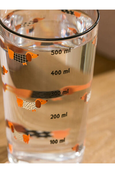 LC Waikiki Create Your Style from Uzg Store |   Printed Glass Cup 500 ml