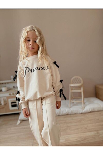 ArdenKids 5-14 Yaş Taş Rengi Princess Takım