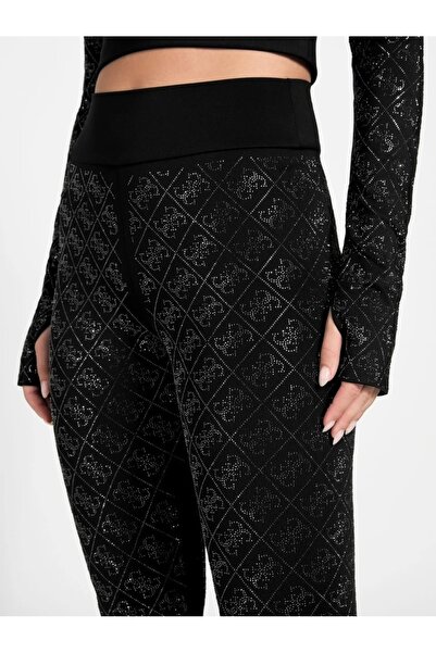Guess Debby Women's Black Trousers W5Bb73K7182-Jblk