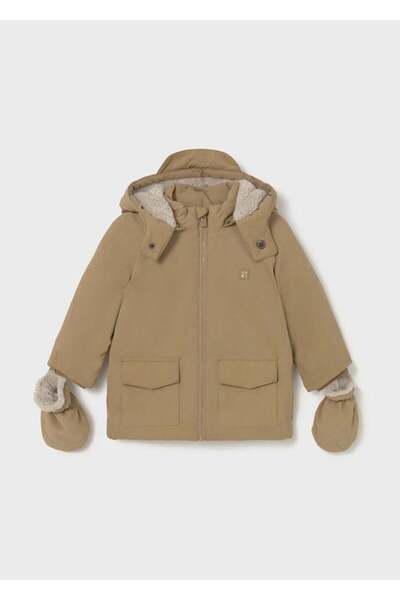 MAYORAL Baby Boy Coat Parka 18-4 Years Old Brown