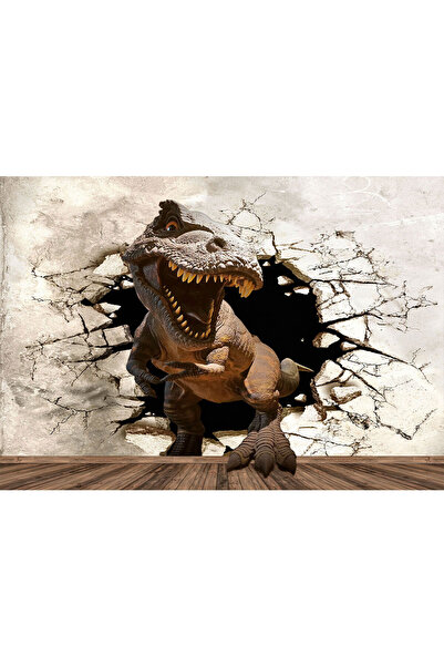 VIODESIGN Fototapet Copii, autoadeziv, 3D Dinozaur, multicolor,80x120 cm CO396