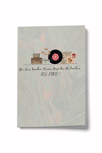 Bi Dünya Haber Never Give up Mini Notebook