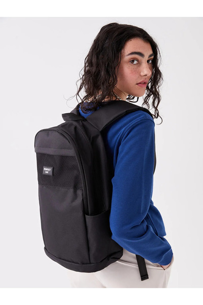 LC Waikiki Lcw Accessories Women's Backpack with Black Label Detail