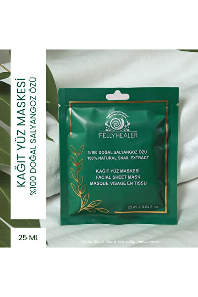 Fellyhealer SALYANGOZ ÖZLÜ KAĞIT YÜZ MASKESİ