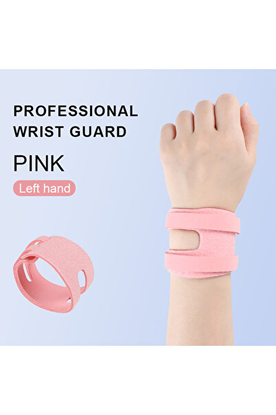 Choice Pink-Left 1Pcs Wrist Guards TFCC Injury Sprained Wrist Strain Tendon Sheath Sleeve Double Strap Comp