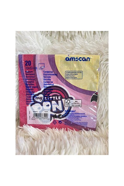 MY LITTLE PONY Set of 20 paper napkins, 33x33 cm, multicolor,