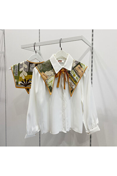 Faya Boutique Shira Desenli Muse Yaka