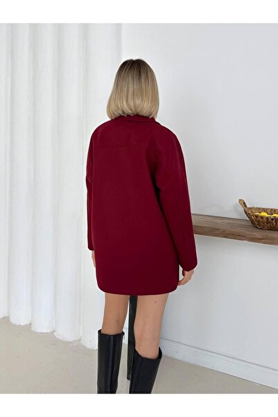 SUYA US WEAR Oversize Belted Short Cashmere Coat