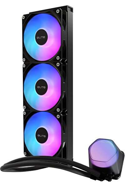 Cooler Master مبرد وحدة المعالجة المركزية السائل MasterLiquid ML360R RGB - مزامنة إضاءة ARGB، تصميم مضخة ممتاز و