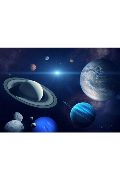 VIODESIGN Fototapet Copii, autoadeziv, Planete Univers , multicolor, 80x120 c...