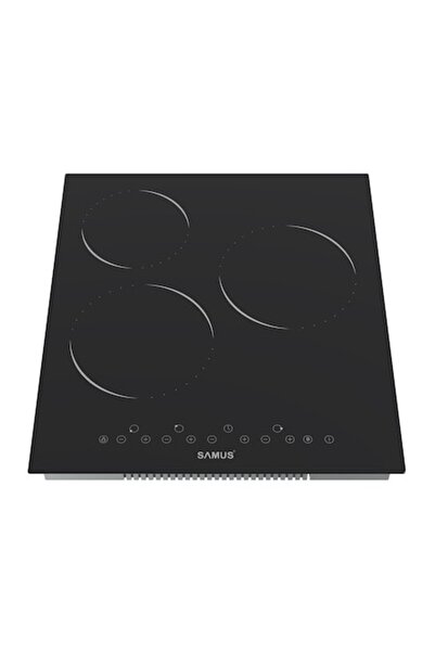 Samus Vitroceramic Built-in Hob PSVE-43BMG3, 3 Burners, 45 cm Width, Touch Control