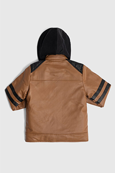 Go Veform Combed Cotton Detachable Hood Faux Leather