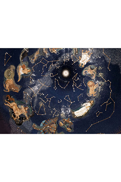 VIODESIGN Fototapet Copii, autoadeziv, Zodiac , multicolor, 80x120 cm CO236