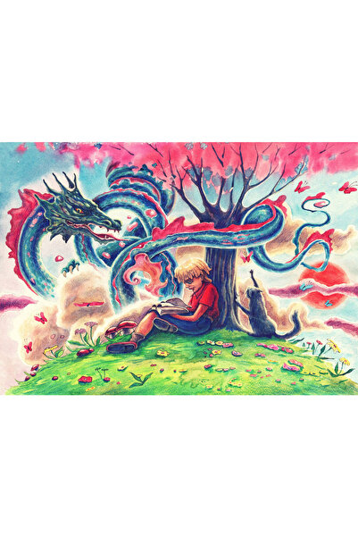 VIODESIGN Fototapet Copii, autoadeziv, Lumea Povesti , multicolor, 80x120 cm ...