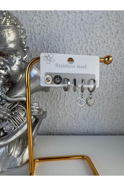 H&S AKSESUAR 6 LI KALPLI KÜPE SETİ