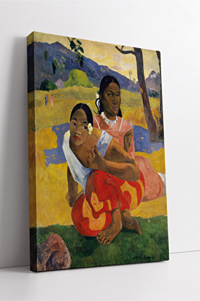 KOSS Dijital Când vei căsători? Tablou pe pânză Paul Gauguin Artă post-impres...