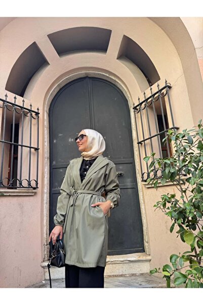 ZARERA Şıklık ve Konfor Kadın Kuşaklı Trenç