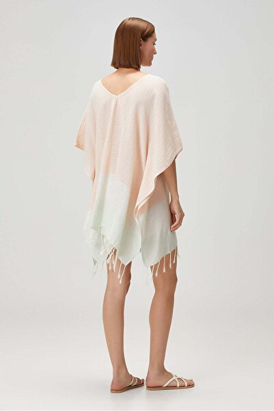 Barine Lotus Cotton Voile Kaftan Dusty Pink