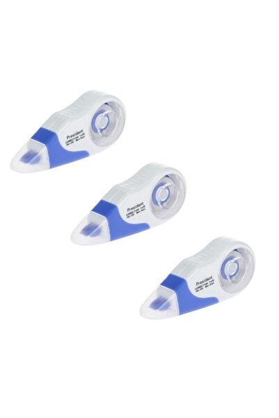 SHOPIENS Set Mini Benzi Corectoare 3 Buc 6 m x 5 mm Alb Albastru